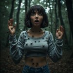 girl being attacked by tiny spiders.jpg
