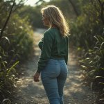 woman walking on wetland path.jpg