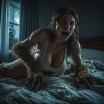 girl transforming into werewolf.jpg