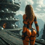 astronaut outside futuristic city.jpg
