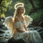 angel sitting by a stream.jpg
