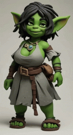goblin, claymation figure.gif