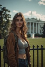 girl standing near the whitehouse in washington.jpg