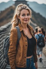 woman at the great wall, china.jpg