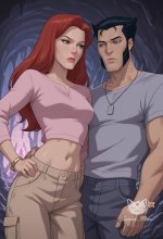 Jean Grey x Wolverine - Scarlet_Meow - 212.jpg