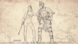 Return to the Stables lineart.jpg Return to the Stables lineart.jpg