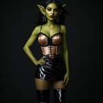 goblin working as fashion model.jpg
