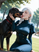 Mei Mei and Dog (2).png