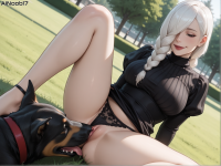 Mei Mei and Dog (6).png