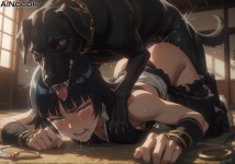 Soi Fon And Dog (9).png