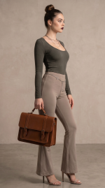 montrer cette femme de l'image 1, dans la tenue de l'image 2 (même pantalon, mêm.png