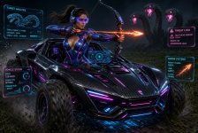 Karen Aiming at the 3-headed Snake 2.jpg