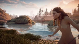 266：horizon_zero_dawn_by_the_lake_by_harryriedl_di9h6ep.webp