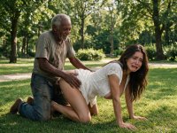 use the same background of a park for this scene pictures Use the black male in  (3).jpg