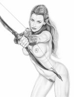 Evangeline_Lilly_Tauriel_Hobbit_08_bw.jpg
