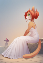 368_00015_1178698345_lora_Ern_Style_for_PonyXL_1_ern_anthro_cat_female_dress_red_hair_smile_lo...png