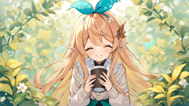290_00140_4274919225_lora_Pomu_Rainpuff_SDXL_1_pomu_rainpuff_solo_sweater_skirt_drinking_a_cup...png