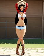 165_00255_3539350048_lora_Rainwater_Style_SDXL_1_1girl_solo_breasts_long_hair_boots_hat_plaid_...png