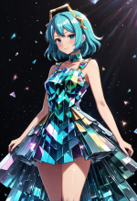 225_00816_475471852_anime_style_a_woman_wearing_a_dress_made_out_of_crystalized_bismuth.png