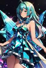 227_00817_475471853_anime_style_a_woman_wearing_a_dress_made_out_of_crystalized_bismuth.png