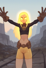 283_00841_2452550047_lora_Terra_TEEN_TITANS_for_PonyXL_1_terra_markov_1girl_solo_gloves_navel_...png