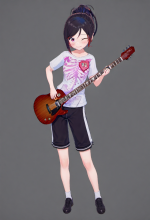 155_01073_1855618144_lora_Rin_Rokuhara_.8_Rin_1girl_black_shorts_wink_shirt_solo_full_body_sta...png