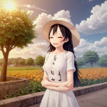 294_01160_1730415469_outdoors_solo_1girl_hat_closed_eyes_flower_blush_long_hair_black_hair_bro...png