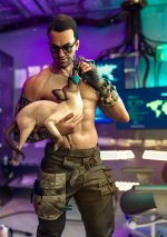 Viktor Vektor with cat.jpg